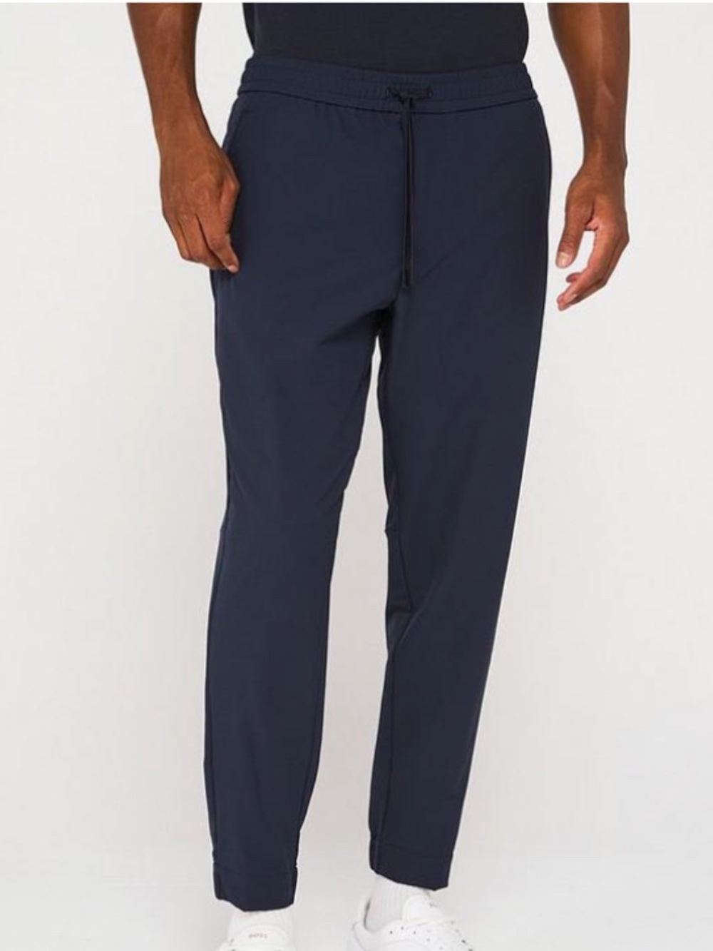 BOSS TAPERED-FIT TROUSERS IN A WOOL BLEND